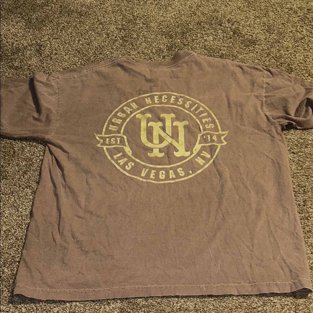 Urban necessities Brown Graphic Tee